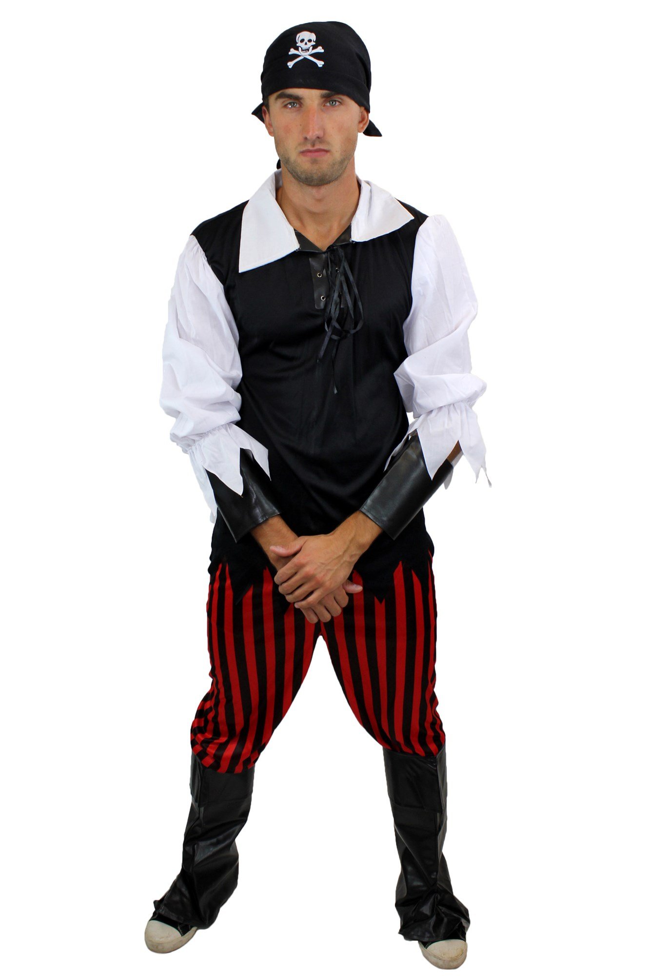 Party/Fancy Dress/Halloween Men very cool and detailed Costume set Pirate Privateer Buccaneer Size L/52 (EU)/42 (UK)/42 (US)