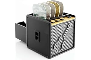 HOTCAN Guitar Pick Display Holder - Stylish Organizer for Music Enthusiasts and Musicians (Black)