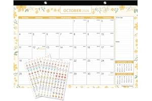 Calendar 2026-2027, Mokani Large Monthly Desk Calendrier 2026 17"x12"(18 Months Jan.2026-Jun.2027) with Canada Holidays, 234 
