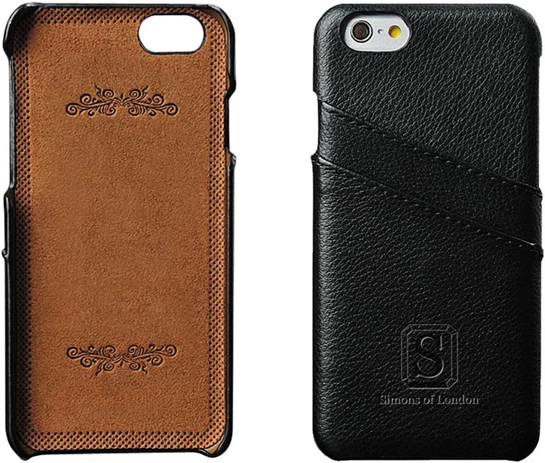 iPhone 6 Plus Coated Leather Case with Slots for Bank Cards, Ultra Slim Cases by Simons of London