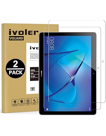 ivoler [2 Unidades] Protector de Pantalla para Huawei Mediapad T3 10, Cristal Vidrio Templado Premium