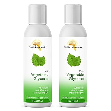 Buy 2 Bottles 4 Oz Of Vegetable Glycerin Usp Vg Kosher Vg 99 9 Pure Food Grade Online At Low Prices In India Amazon In