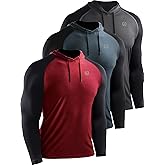 NELEUS Men's Dry Fit Athletic Shirt Workout Running Long Sleeve Shirts with Hoods