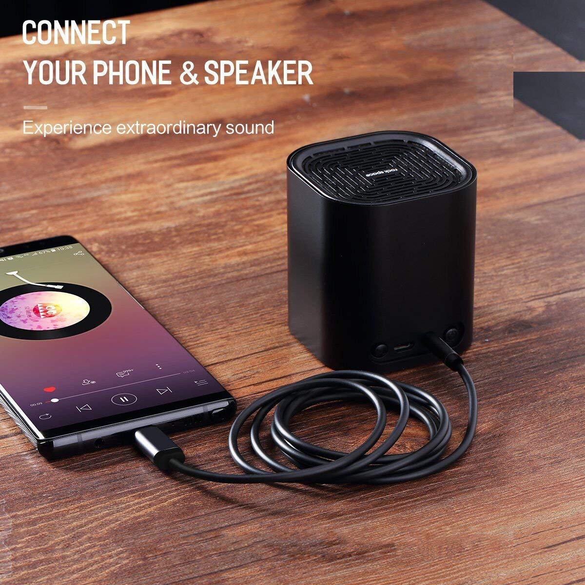 USB C to 3.5mm Aux Cable, Twinkk USB C Male to 3.5mm Male Car Stereo Aux Adapter Cord Speaker Headphone Audio Cable Compatible Google Pixel 3/3 XL/2 XL, Huawei Mate 20 Pro and More (Black)