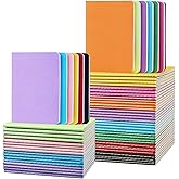 Gwybkq Small Lined Notepads Bulk 60 Pack Mini Journal Pocket Notebooks Set Colorful Cover Notebooks for Kids 3.5 x 5.5 Inches, 30 Sheets/60 Pages