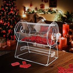 Acrylic Raffle Drum, Clear Raffle Ticket Drum
