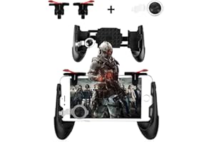 Newseego for Mobile Game Controllers, Finger Triggers for Mobile Phone, Sensitive Shoot Controller Joysticks Gamepad for Rule