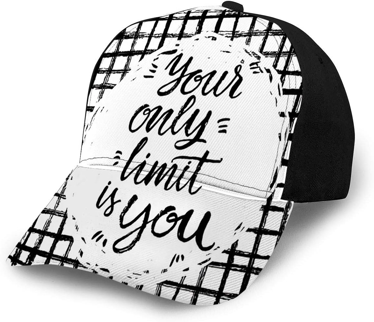 baseball caps with writing