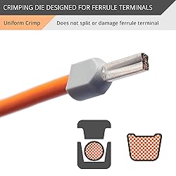 Wirefy Crimping Die for Larger Diameter Ferrule