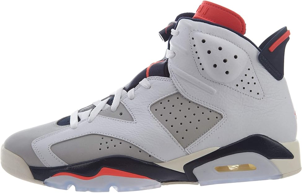 red white and gray jordan 6