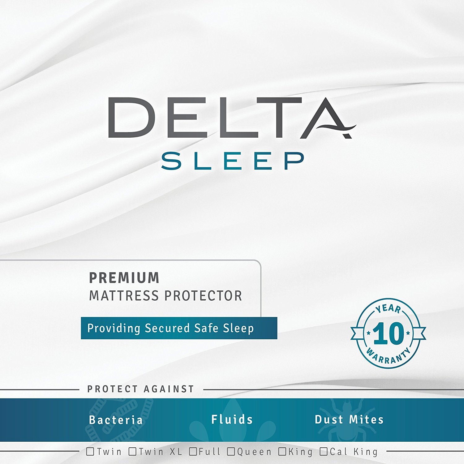 Amazon.com: Delta Sleep Protector de colchón impermeable ...