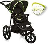 Hauck Runner Black Neon All Terrain Pushchair with Raincover and XL Wheels view 7