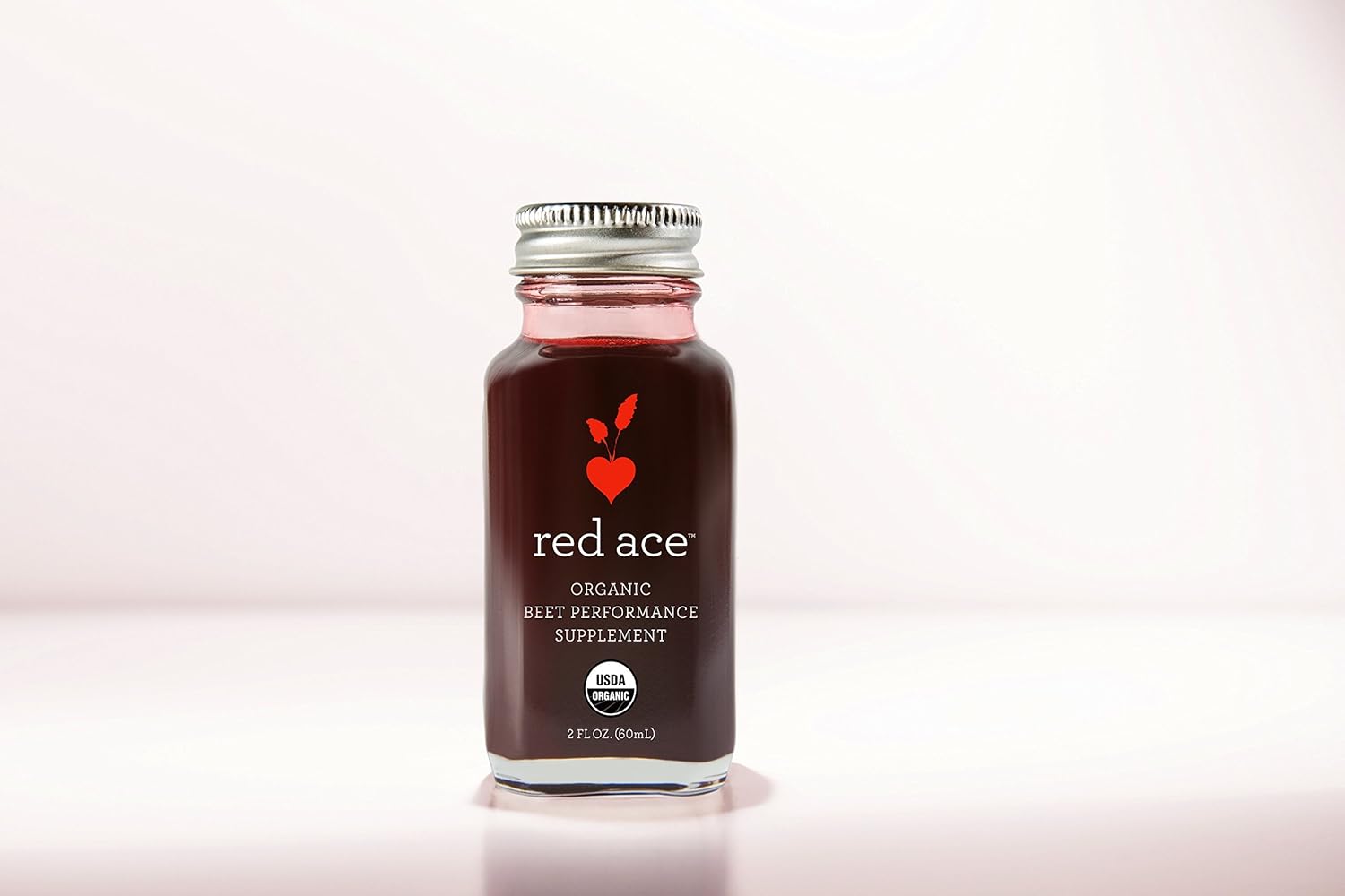 Red Ace-100% Organic Beet Performance Juice Shot Supplement, 3 Beets Packed into Each Bottle, no Sugar Added, Non GMO, Two Pack: Health & Personal Care