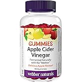 Webber Naturals Apple Cider Vinegar Gummy, 200 mg with The Mother, 90 Gummies, Antioxidants Support, Vegan
