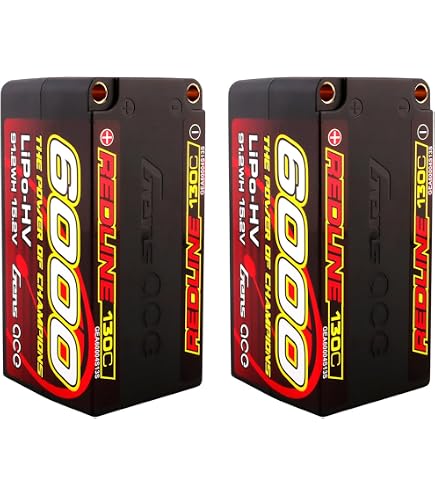 Amazon.com: Gens ace Redline Series 6000mAh 15.2V 130C 4S1P