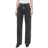 rag & bone Women's Featherweight Logan Wide Jeans