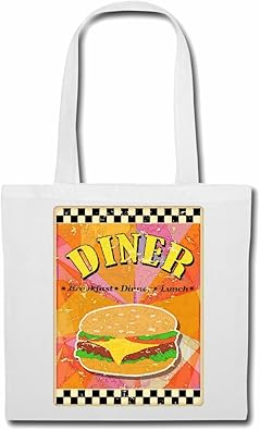 Sac A Bandouliere Diner Route 66 Hamburger Coffee Cheeseburger