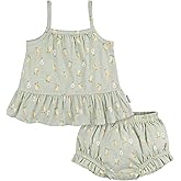 Gerber baby-girls Sleeveless Tunic Top and Diaper Cover Set