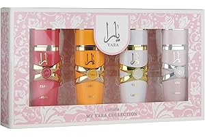 Lattafa My Yara Collection – 4 × 25 ml Eau de Parfum Gift Set for Women (Yara + Yara Moi + Yara Tous + Yara Candy)