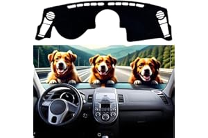 IIKSDII Dashboard Cover Mat for Kia Soul 2013-2010 Accessories Dash Cover Dash Mat Sunshade Glare UV Rays Protector