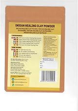 SVATV Fullers Earth Powder Multani Mitti Indian Healing Clay Face Mask 227g view 2