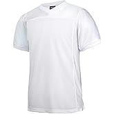 EALER Blank Football Jersey Mesh Athletic Football Shirt Practice Sports Uniform