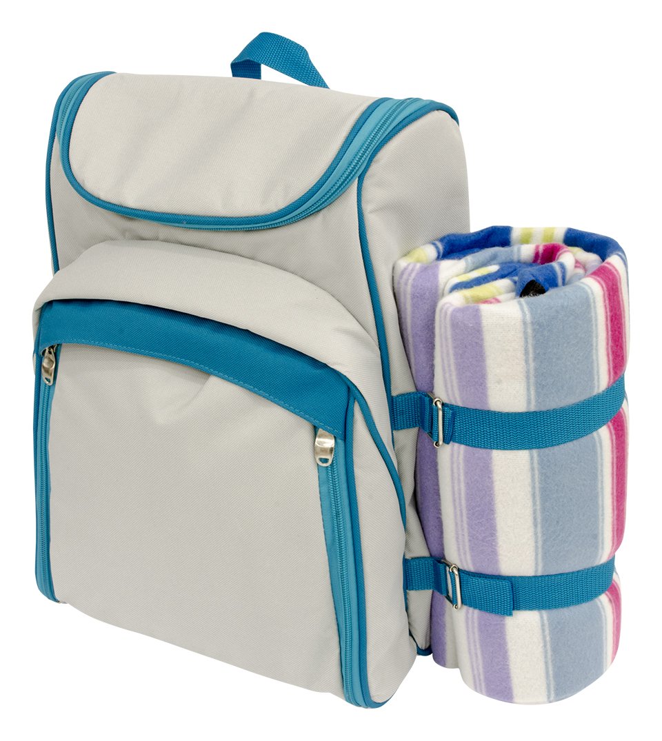 Useful UHPB174 Collapsible Insulated Picnic Basket Set For 2 With