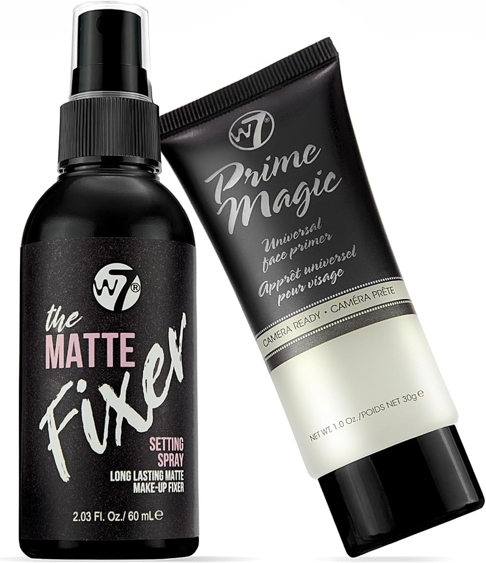 W7 Prime Magic & The Fixer Matte Set Primer & Setting Spray Duo