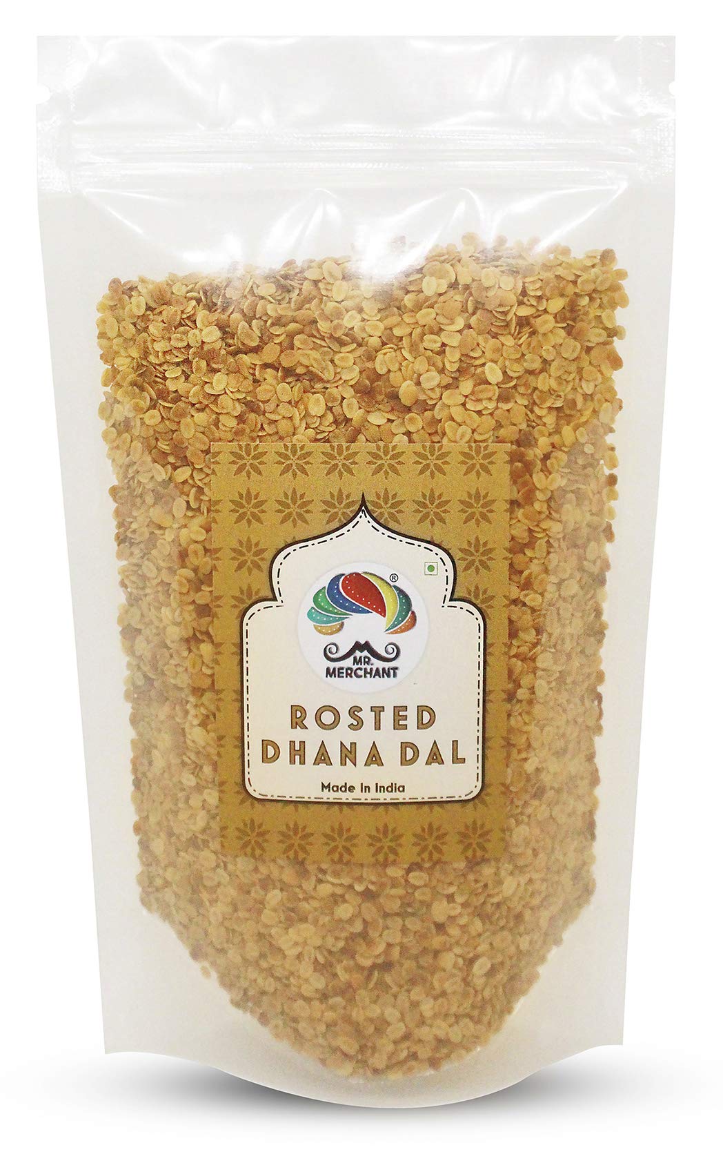 Roasted Dhana Dal ( Split Coriander Seeds) , 400gm (14.10 OZ) By Mr. Merchant