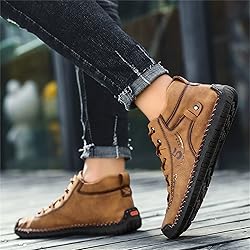 Dacomfy Mens Casual Shoes Slip-On Loafers Ankle