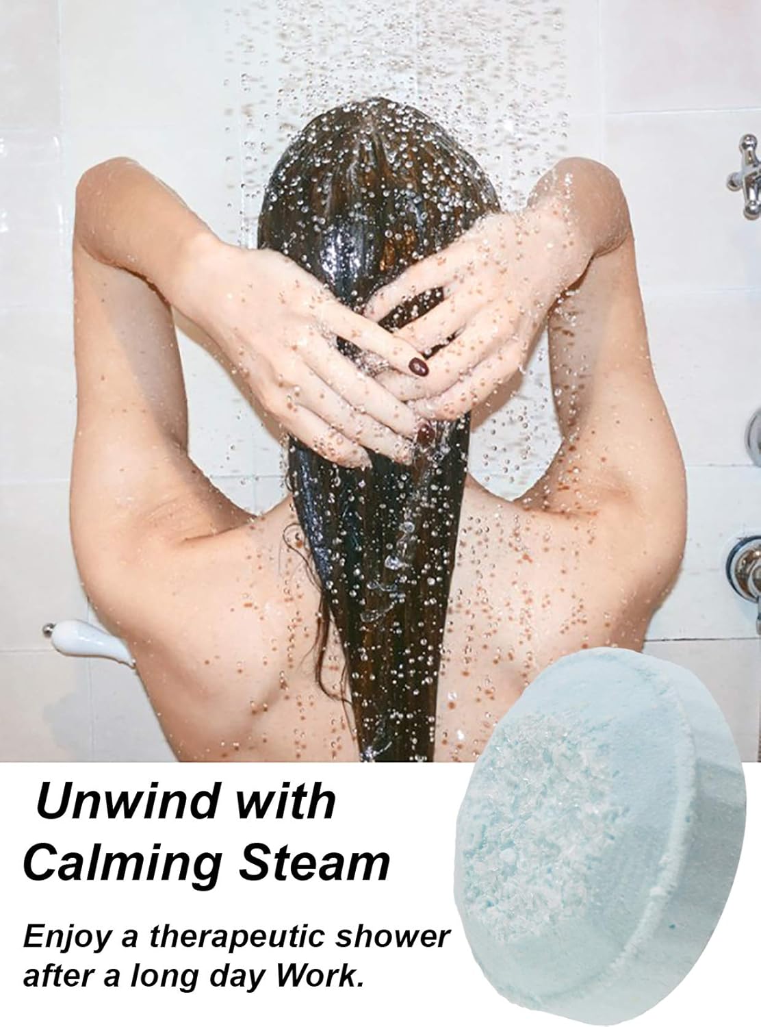 Candles and Cream Arctic Ice Shower Steamer-Aromatherapy & Stress Relief, Restore & Soothe Body-Set of 2 : Beauty