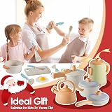 BUYGER Pretend Play Kitchen Set Pots Pans Utensils Kids Toys 3+ Years view 7