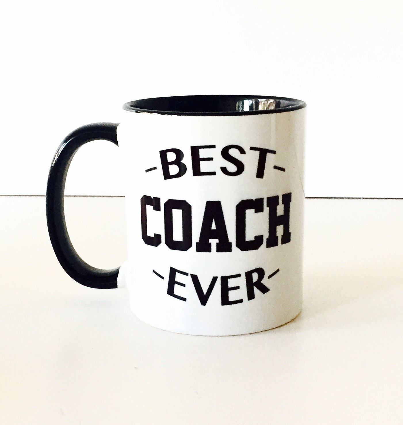 Personalized Best Coach Ever Coffee Mug, Gifts for Soccer Coaches, Coach Mugs, Coach