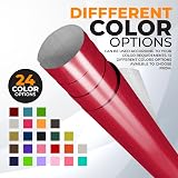 vgoltd Gloss Self-Adhesive Vinyl Wrap Dark Red 60x1000 cm Furniture Sticker view 5