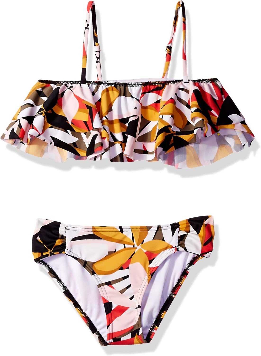 Billabong Girls' Eastern Sun Flutter Two Piece Swim Set