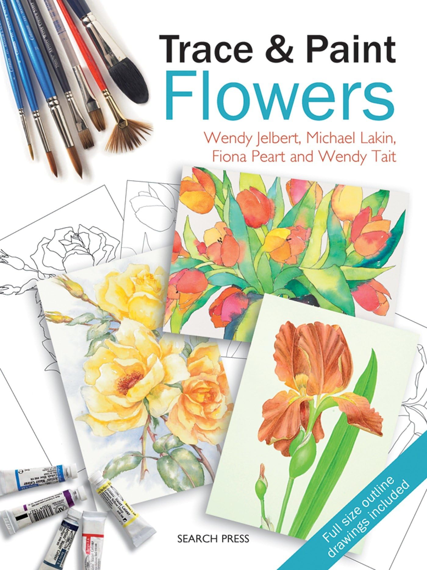 Photo 1 of Trace & Paint Flowers