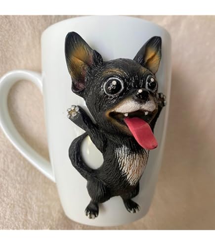 Amazon.com: Winston & Bear Happy Chihuahua Mug - Ceramic Chihuahua Coffee  Mug - Perfect Chihuahua Gifts - Funny Cute Chihuahua Dog Coffee Mug for Dog  Lovers (11oz) : Home & Kitchen