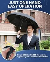 Victoper 54 Inch Folding Golf Umbrella Double Vent Windproof Auto Open view 6