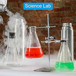 PATIKIL Erlenmeyer Flask, 3 Pcs 50ml 1.7oz Narrow