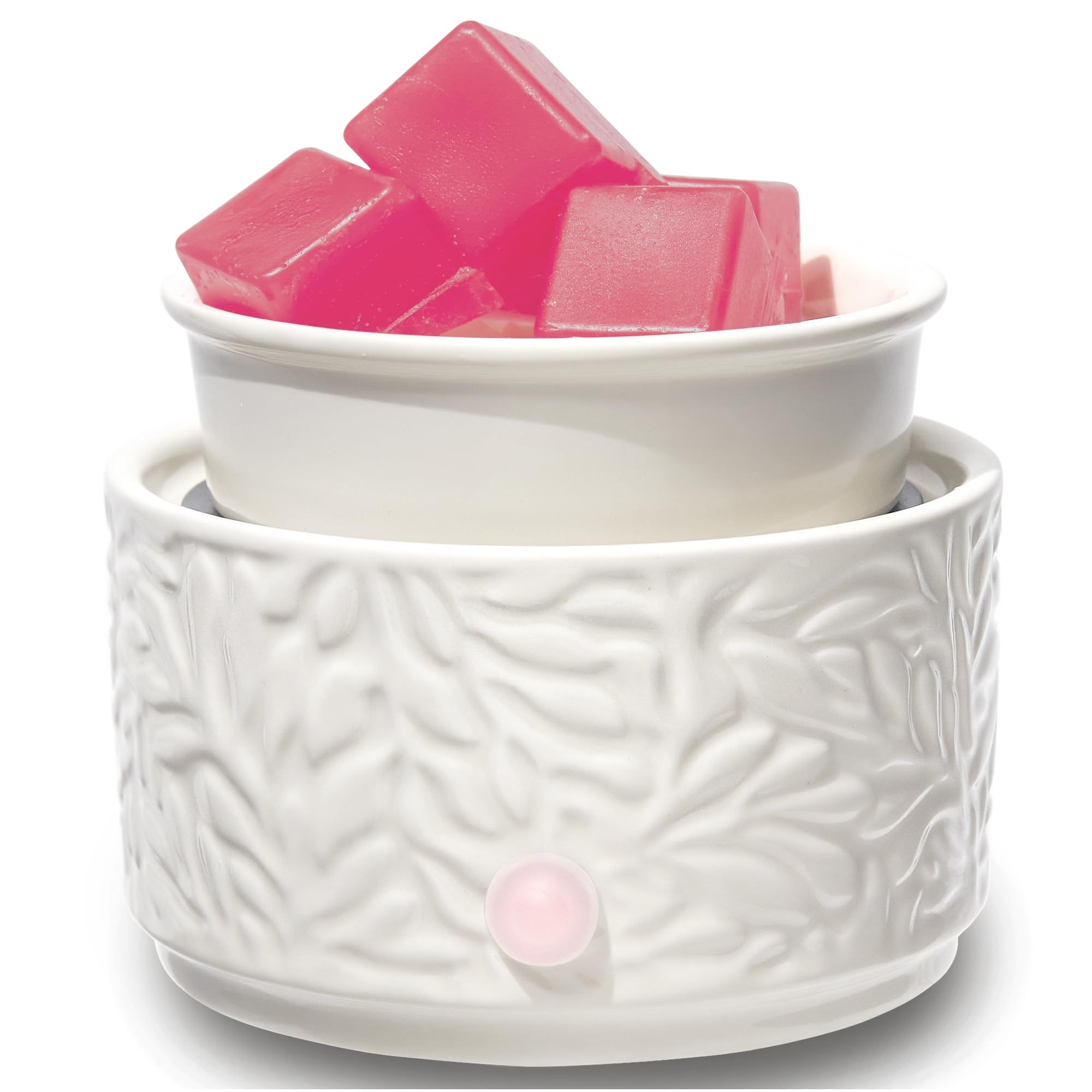 PALANCHY Wax Melt Burner Ceramic 3-in-1 Oil Burner Electric Wax Melt Warmer Candle Wax Warmer Burner Melter Fragrance Warmer for Home Office Bedroom Great Box Packaged