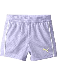 PUMA Girls' Active Double Mesh Short