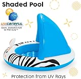 Bestway Shaded Baby Pool Safari Fun Inflatable Play Centre UV Sunshade view 4