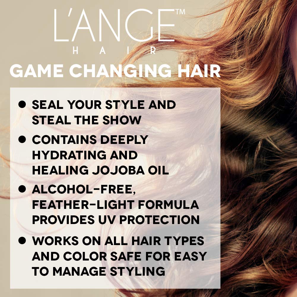L’ange Hair Lustér Spray Laminate | Helps Add Shine and Smooth Away Frizz | Alcohol-Free Formula Enriched with Jojoba Oil, Safflower Oil, and Antioxidants
