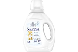 Snuggle Free and Soft Hypoallergenic Liquid Fabric Softener, Free of Perfumes and Clear of Dyes, Dermatologist Tested, Eczema