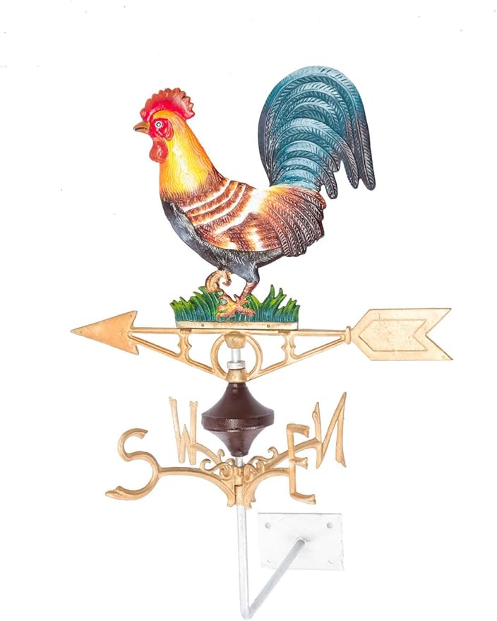 Ruota Eolica Da Giardino In Metallo, Rotazione Di 360° Mulino - Foto 3