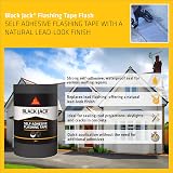 Everbuild Black Jack Strong Self Adhesive Flashing Tape Natural Lead-Look 450mm view 3