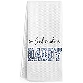 Gnmduw Chinoiserie Daddy Gifts Kitchen Towels, Fathers Day Birthday Gifts for Dad, Daddy Gifts from Daughter Son, Chinoiserie Dad Gift Hand Dish Tea Towel for Kitchen Bathroom Decor, 16x24 Inches