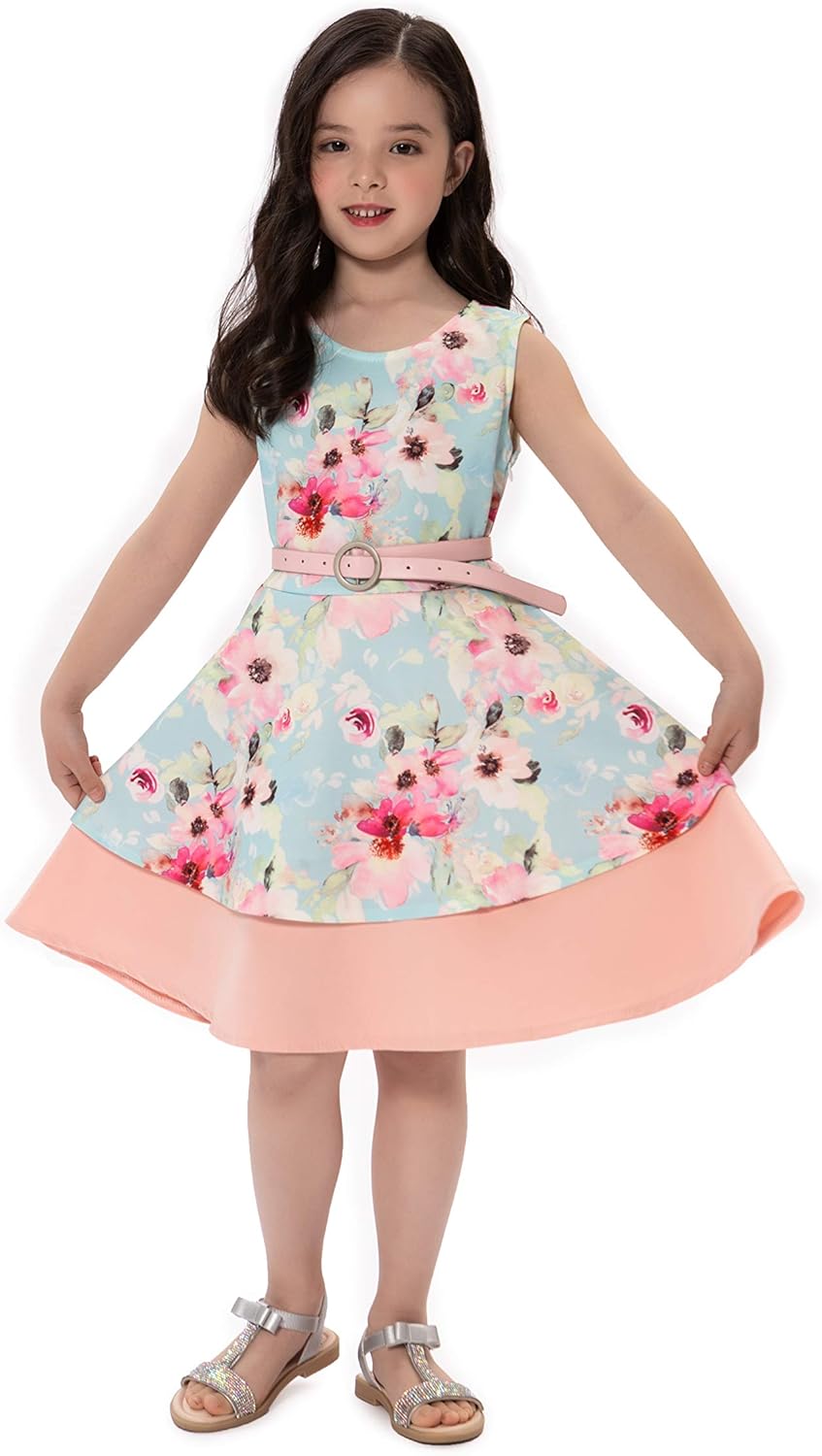 little girl in sundress