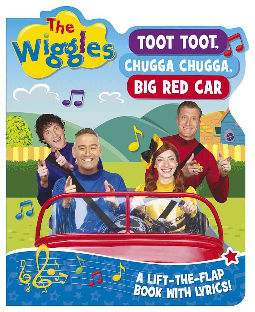 Amazon Com The Wiggles Lift The Flap Book With Lyrics Toot Toot Chugga Chugga Big Red Car The Wiggles Books