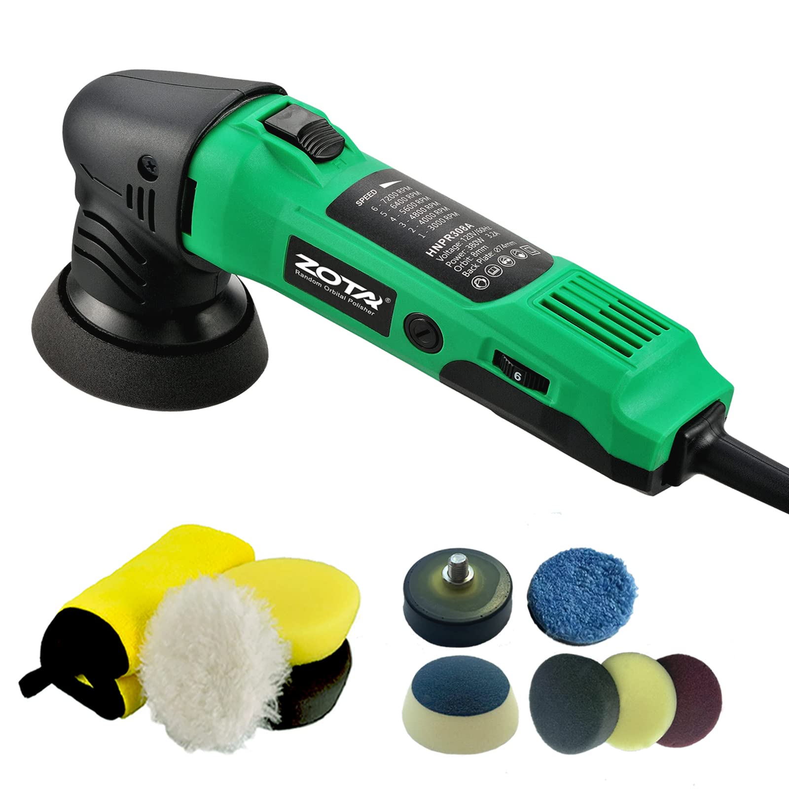 thumbnail image 2 of SPTA 3 Inch Mini Polishing Machine Buffer Rotary Polisher Auto Detailing Superpolish 2 of 11